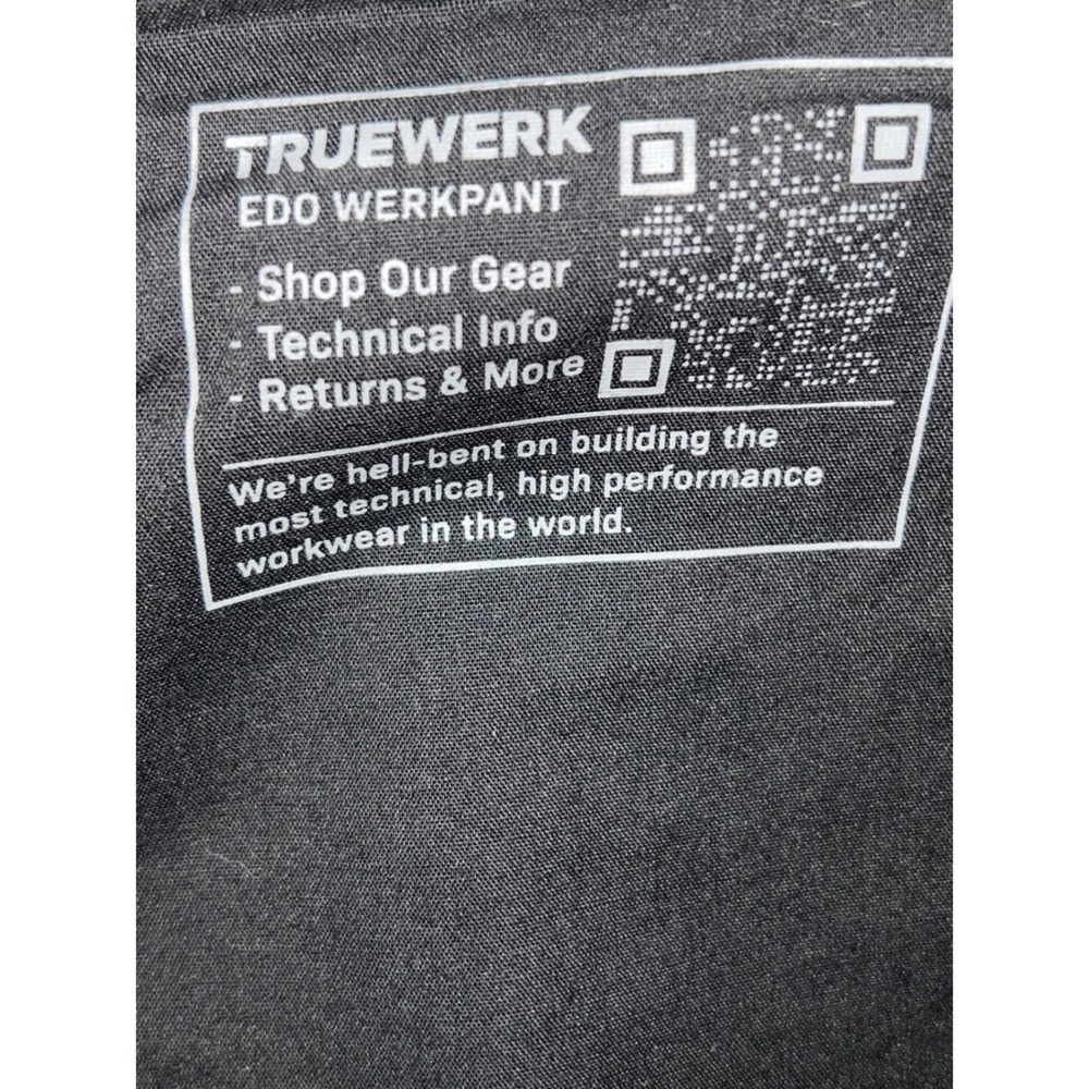 Truewerk EDO Werkpant Men 42x30 Olive Green Stretch Technical Work Utility Pants - Picture 6 of 9
